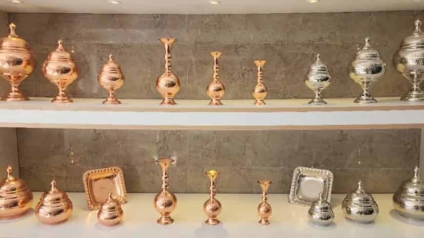 خرید ظروف تزئینی مسی باکیفیت از زنجان