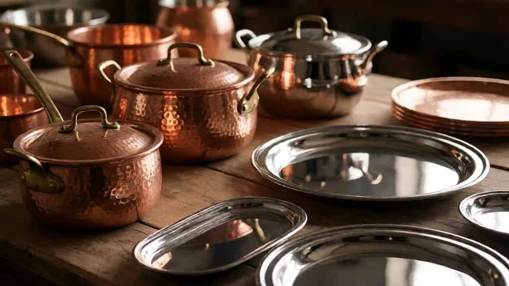 خرید عمده ظروف مسی و کرومی از کارگاه مس فضلی زنجان
