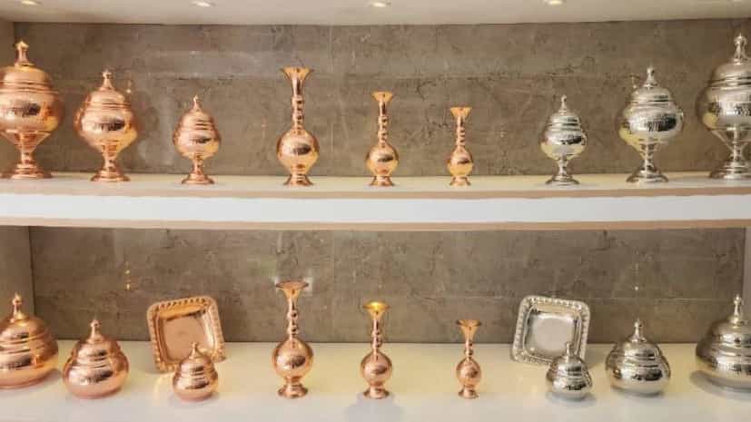 خرید ظروف تزئینی مسی باکیفیت از زنجان
